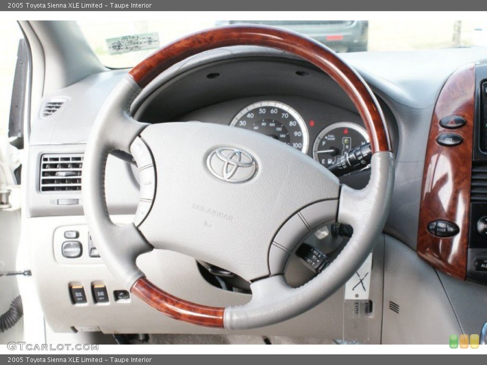 Taupe Interior Steering Wheel for the 2005 Toyota Sienna XLE Limited #101270740