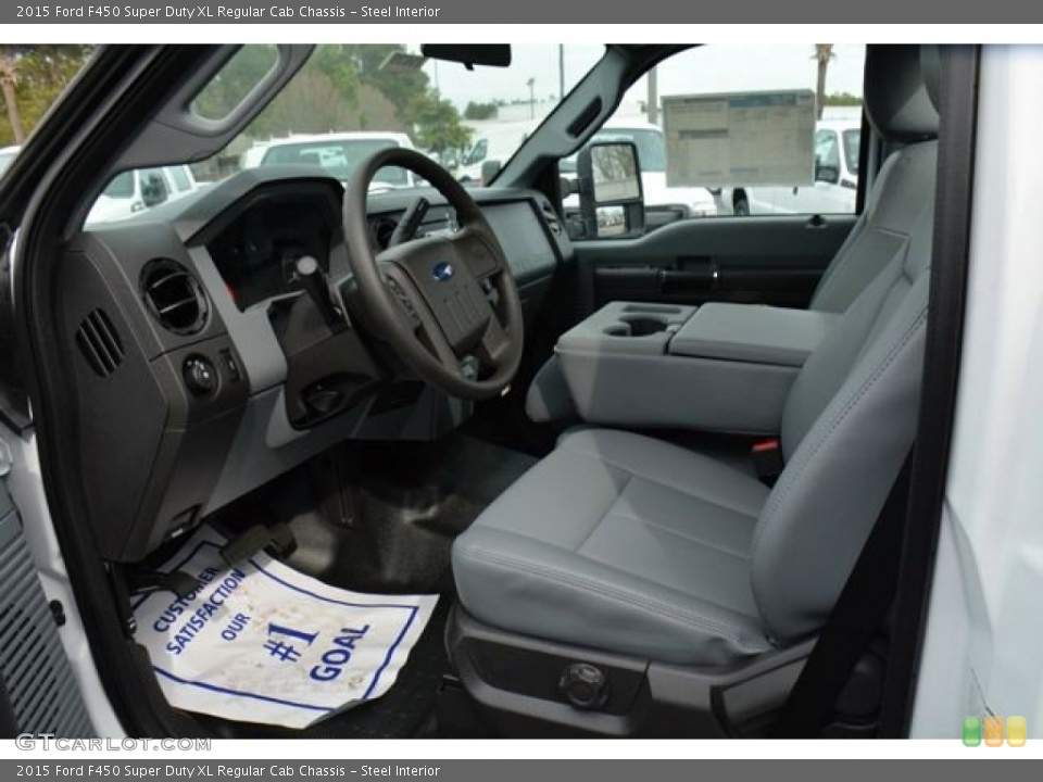 Steel Interior Photo for the 2015 Ford F450 Super Duty XL Regular Cab Chassis #101272216