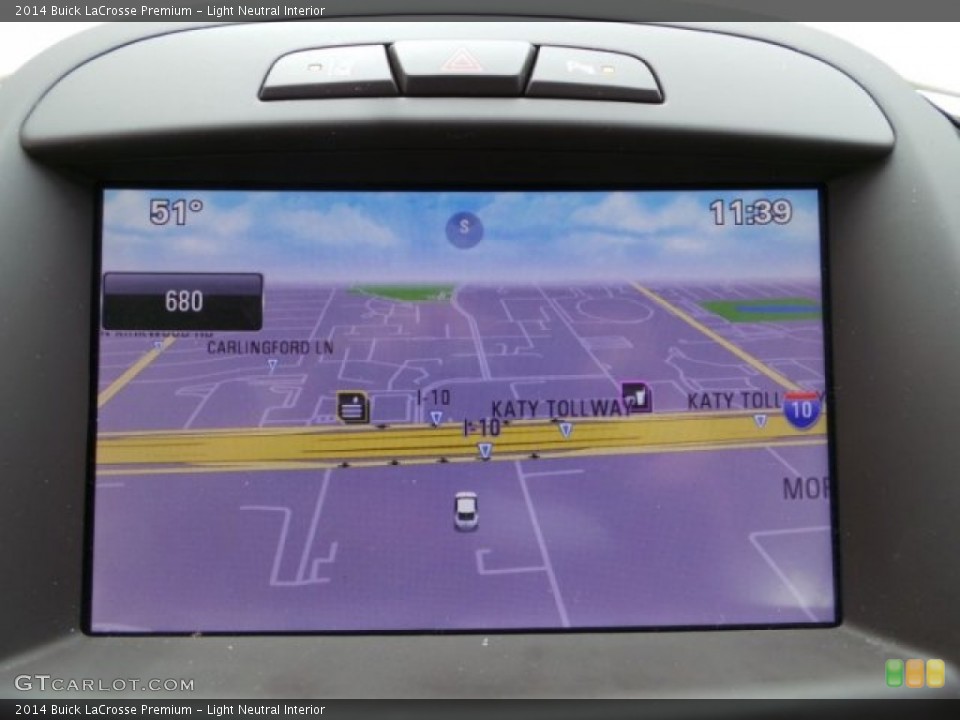 Light Neutral Interior Navigation for the 2014 Buick LaCrosse Premium #101274751