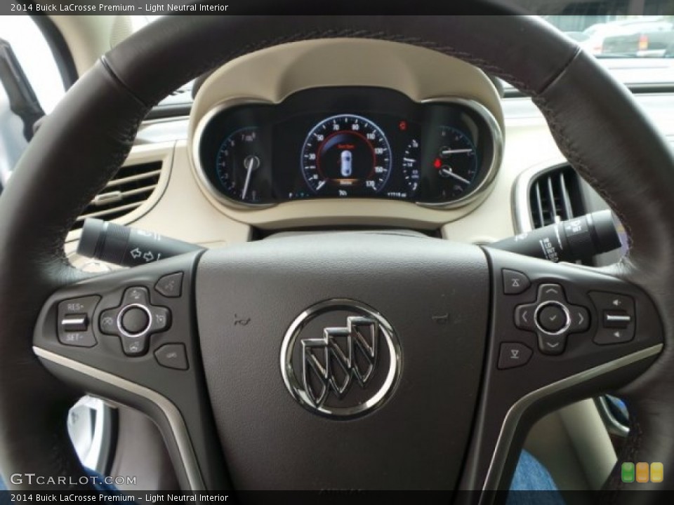 Light Neutral Interior Steering Wheel for the 2014 Buick LaCrosse Premium #101274829