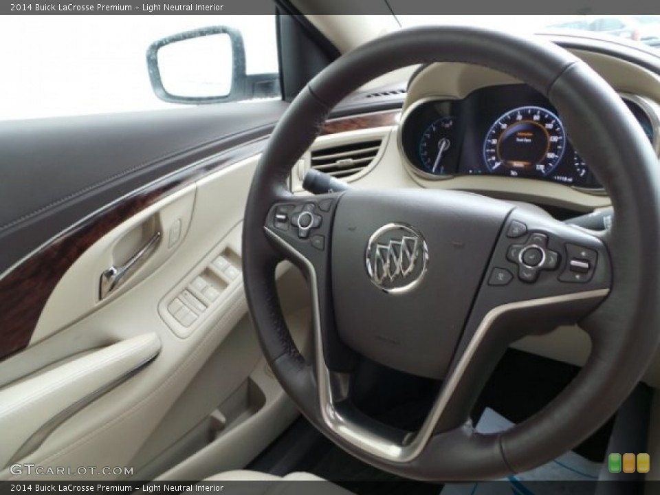 Light Neutral Interior Steering Wheel for the 2014 Buick LaCrosse Premium #101274910