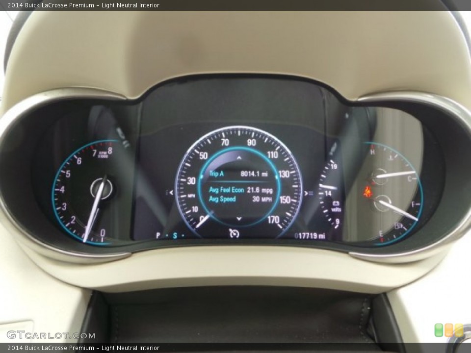 Light Neutral Interior Gauges for the 2014 Buick LaCrosse Premium #101274979