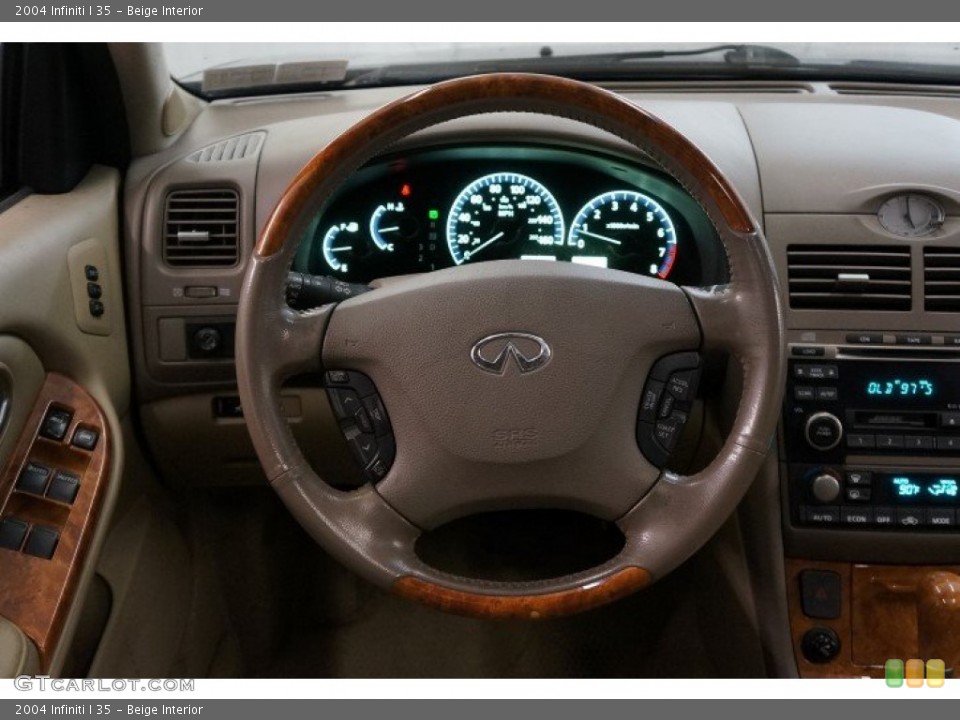 Beige Interior Steering Wheel for the 2004 Infiniti I 35 #101276395