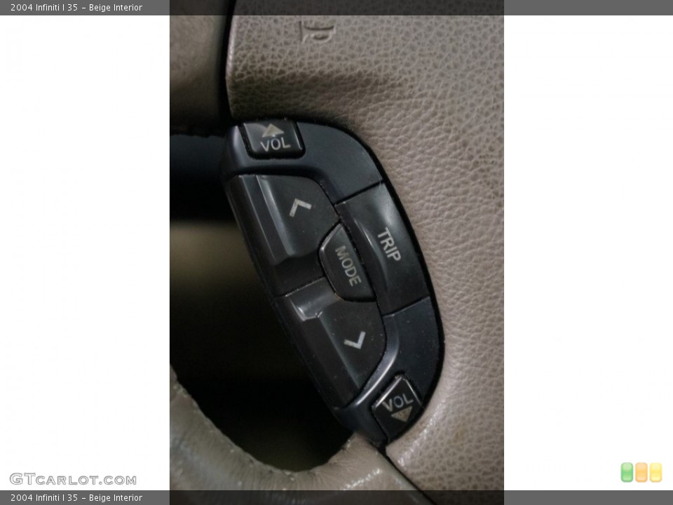 Beige Interior Controls for the 2004 Infiniti I 35 #101276410