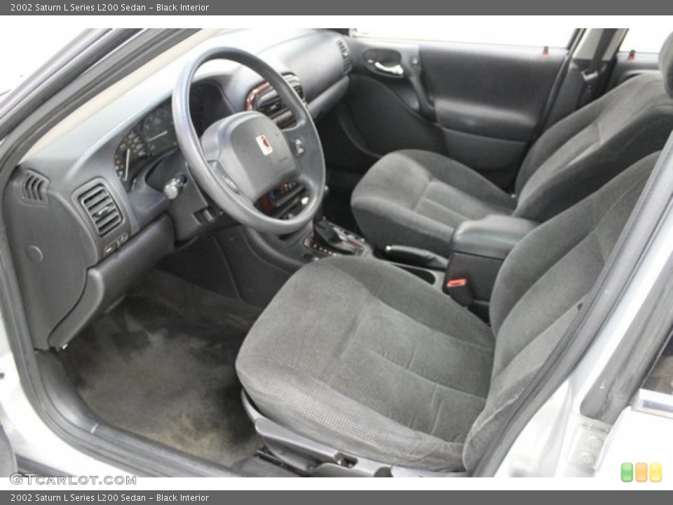 Black Interior Photo for the 2002 Saturn L Series L200 Sedan #101281342