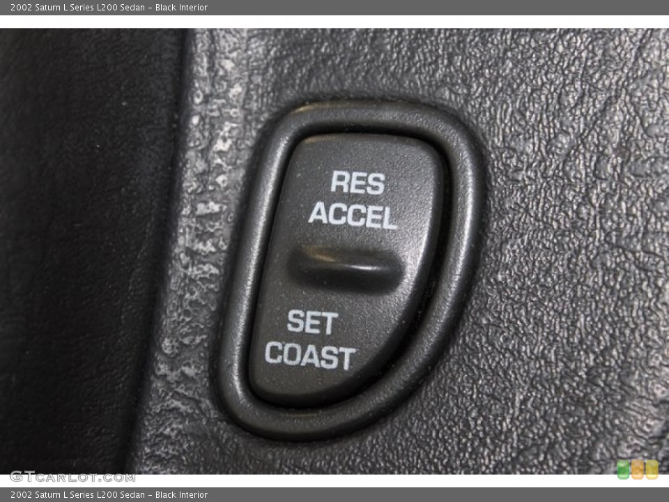 Black Interior Controls for the 2002 Saturn L Series L200 Sedan #101281405