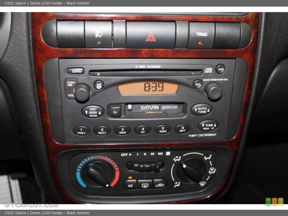 Black Interior Controls for the 2002 Saturn L Series L200 Sedan #101281453