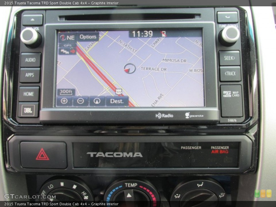 Graphite Interior Navigation for the 2015 Toyota Tacoma TRD Sport Double Cab 4x4 #101284717