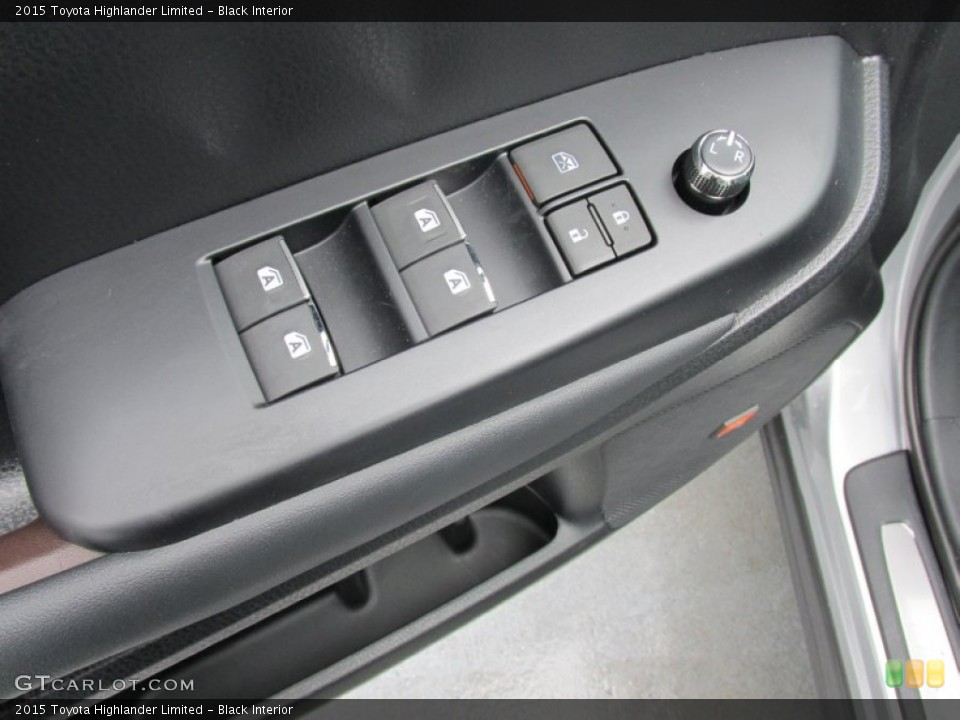 Black Interior Controls for the 2015 Toyota Highlander Limited #101285140