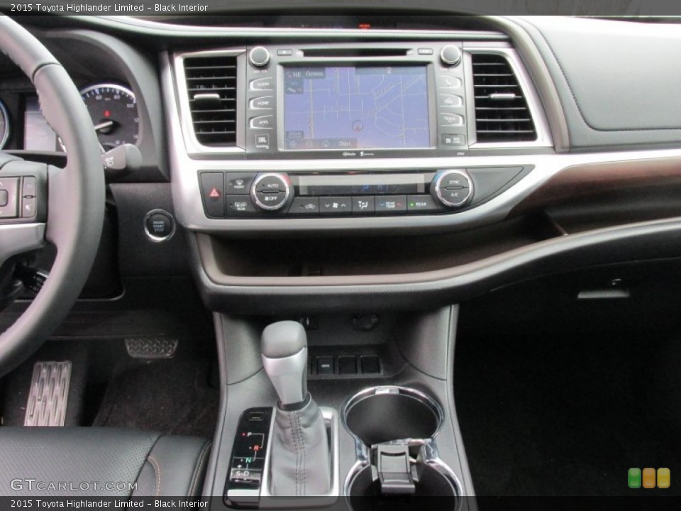 Black Interior Dashboard for the 2015 Toyota Highlander Limited #101285164