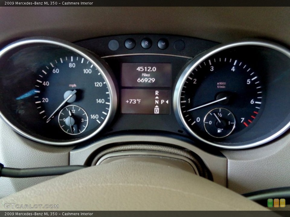 Cashmere Interior Gauges for the 2009 Mercedes-Benz ML 350 #101285923