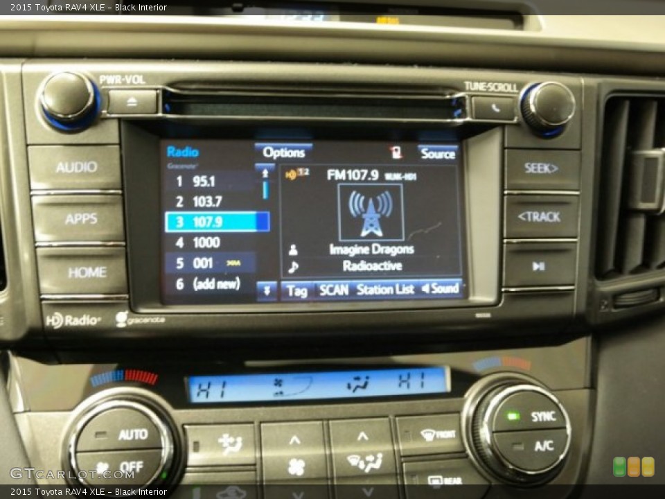 Black Interior Controls for the 2015 Toyota RAV4 XLE #101288930