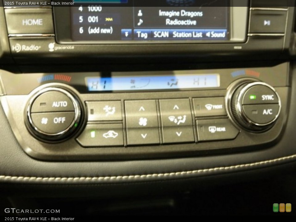 Black Interior Controls for the 2015 Toyota RAV4 XLE #101288983