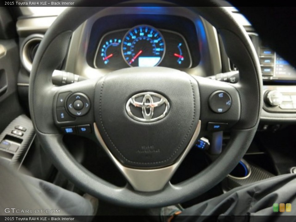 Black Interior Steering Wheel for the 2015 Toyota RAV4 XLE #101289168