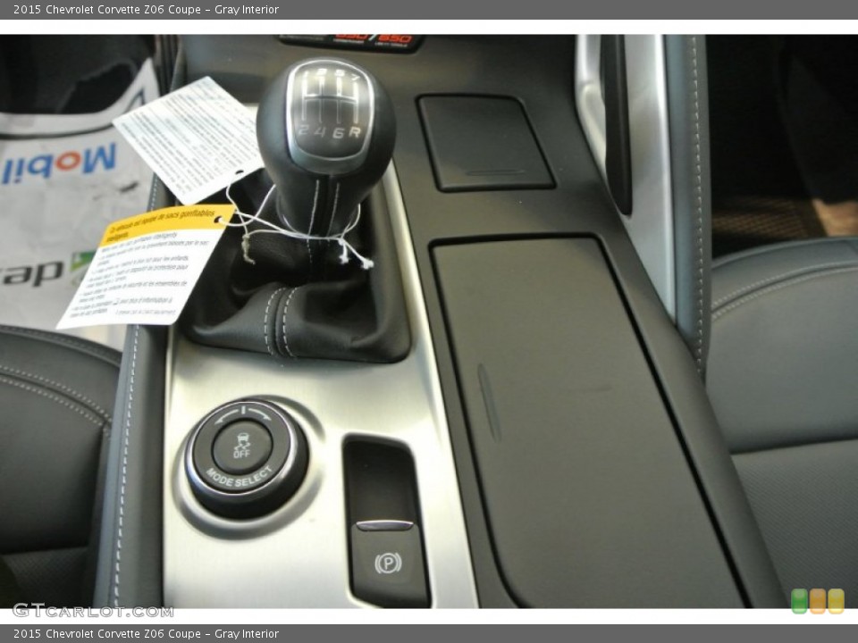 Gray Interior Transmission for the 2015 Chevrolet Corvette Z06 Coupe #101298107