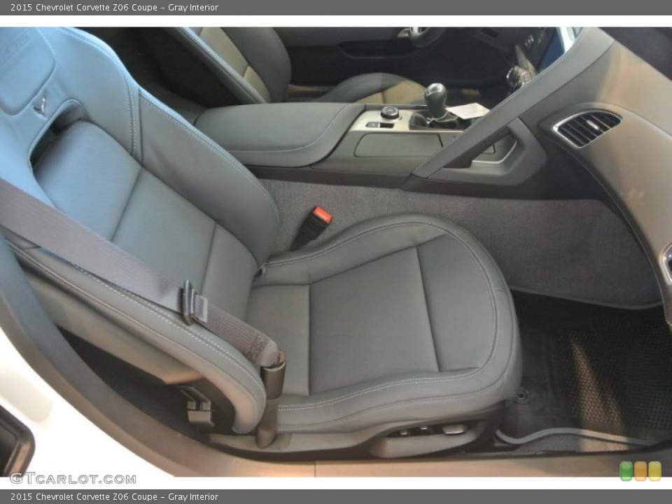 Gray Interior Front Seat for the 2015 Chevrolet Corvette Z06 Coupe #101298240