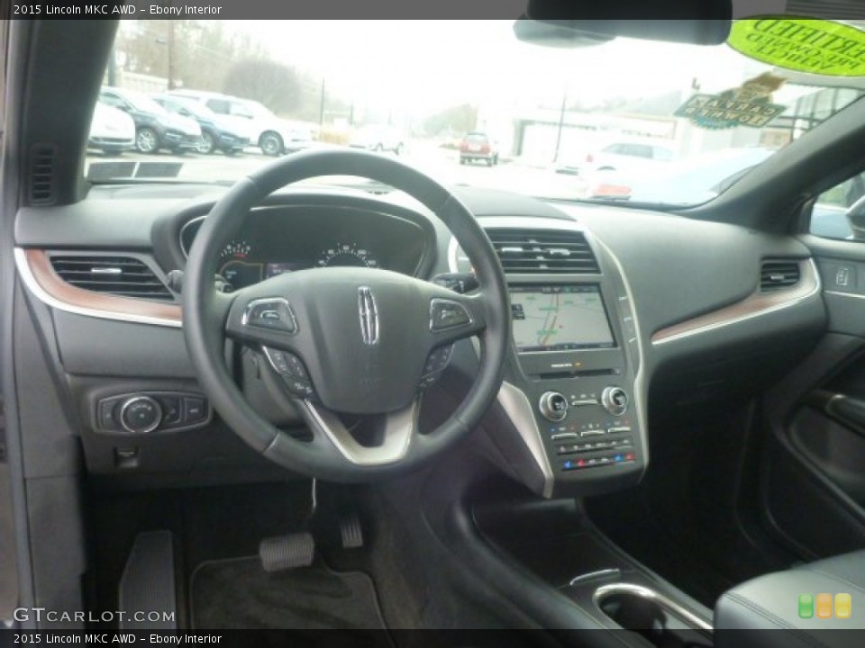 Ebony Interior Dashboard for the 2015 Lincoln MKC AWD #101304651
