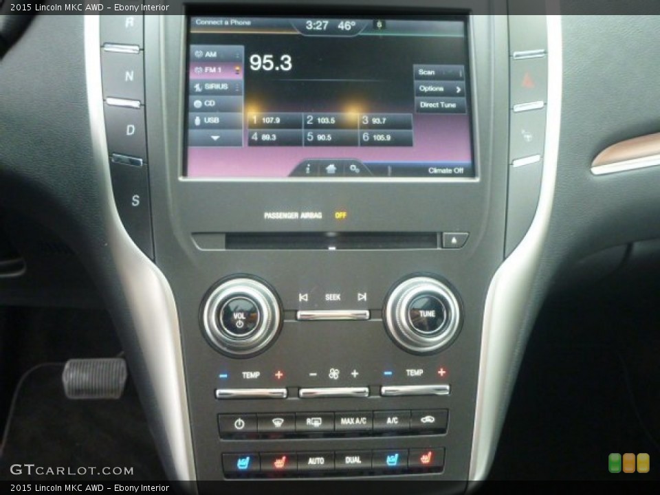 Ebony Interior Controls for the 2015 Lincoln MKC AWD #101304782