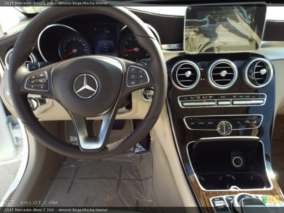Almond Beige/Mocha Interior Dashboard for the 2015 Mercedes-Benz C 300 #101310138