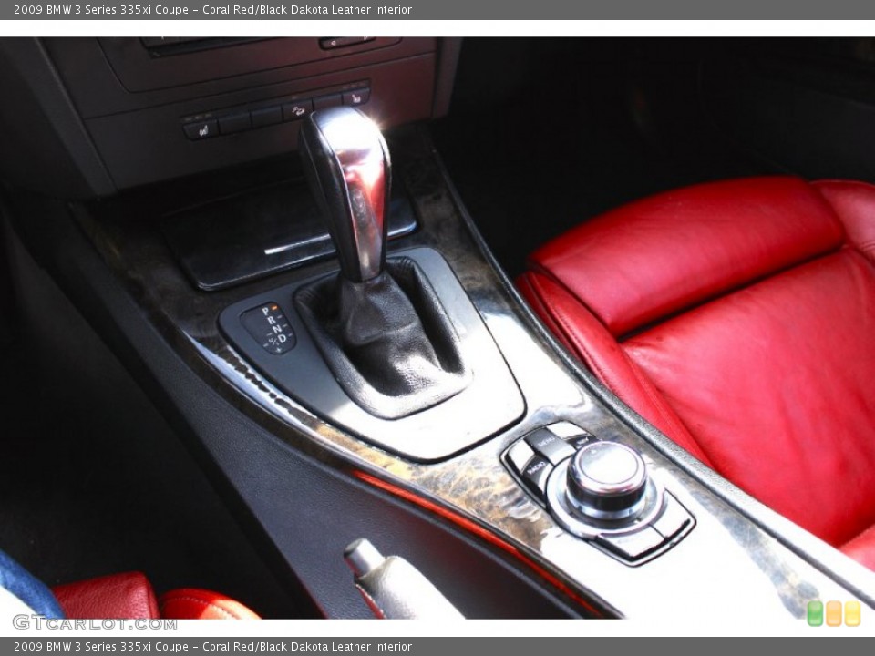 Coral Red/Black Dakota Leather Interior Transmission for the 2009 BMW 3 Series 335xi Coupe #101317830