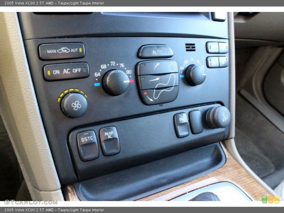 Taupe/Light Taupe Interior Controls for the 2005 Volvo XC90 2.5T AWD #101318238