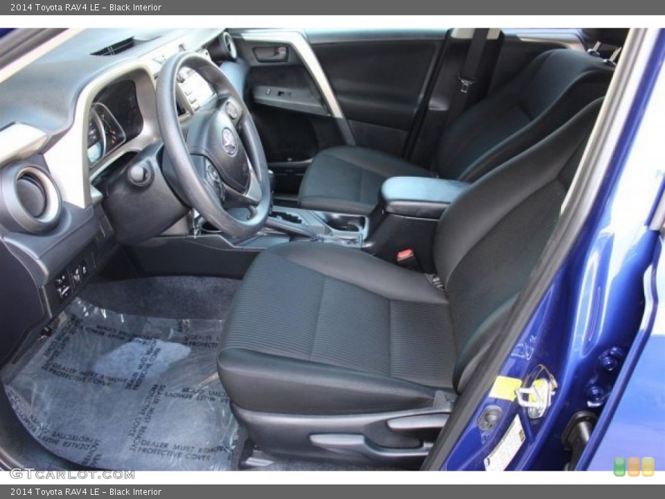 Black Interior Front Seat for the 2014 Toyota RAV4 LE #101320824