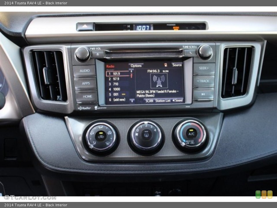 Black Interior Controls for the 2014 Toyota RAV4 LE #101320890