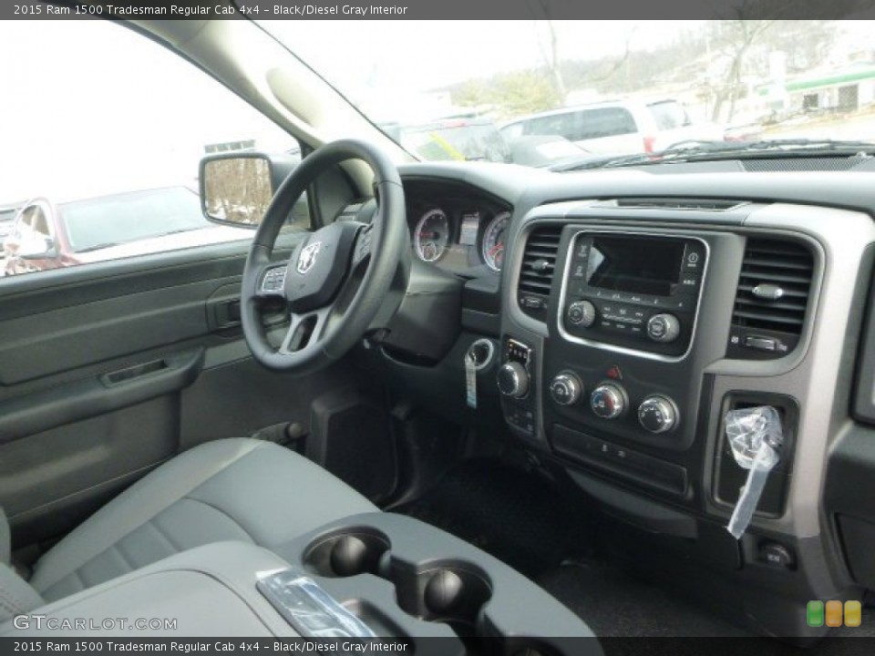 Black/Diesel Gray Interior Photo for the 2015 Ram 1500 Tradesman Regular Cab 4x4 #101328465