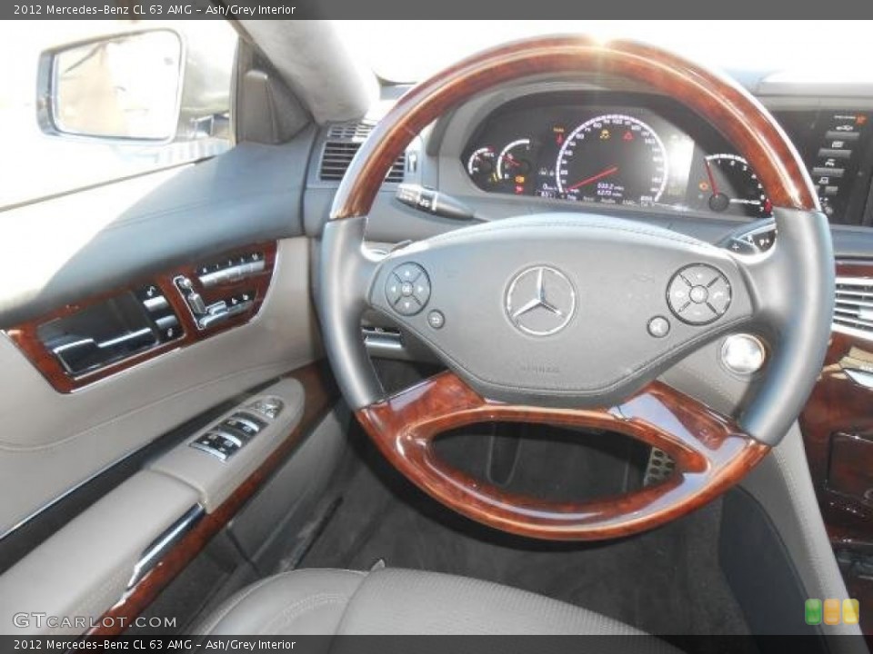 Ash/Grey Interior Steering Wheel for the 2012 Mercedes-Benz CL 63 AMG #101328528