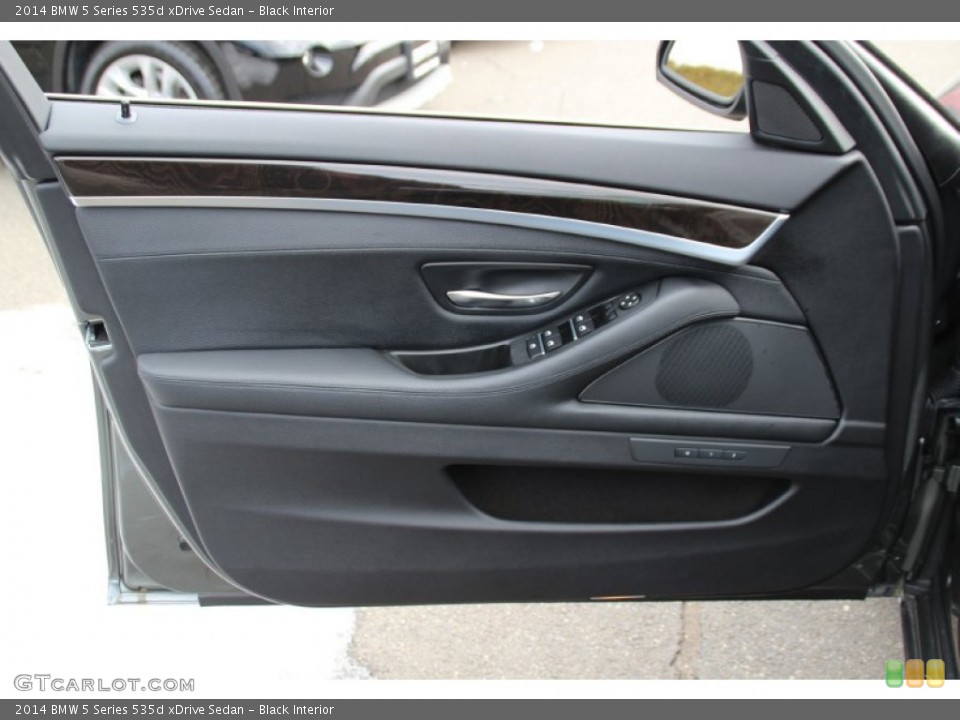 Black Interior Door Panel for the 2014 BMW 5 Series 535d xDrive Sedan #101330436