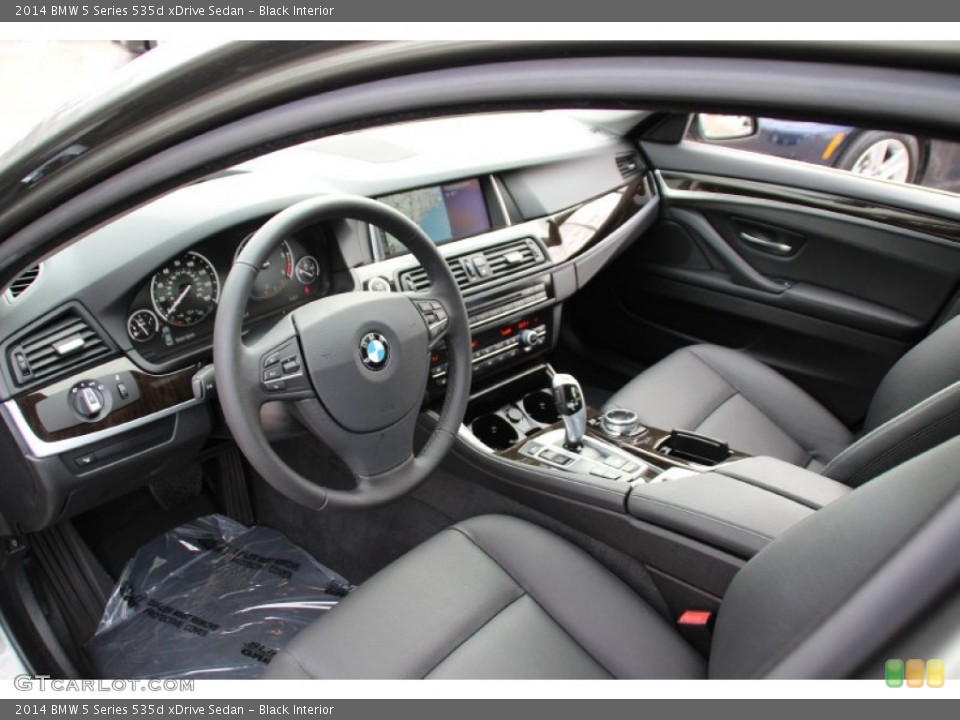 Black 2014 BMW 5 Series Interiors