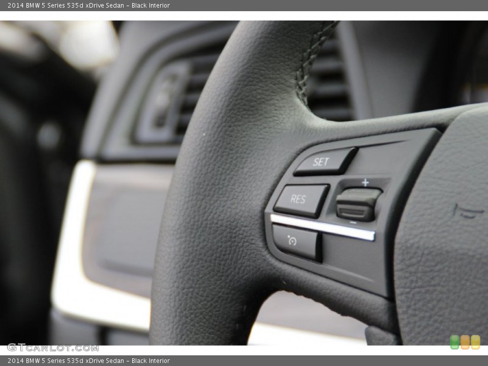 Black Interior Controls for the 2014 BMW 5 Series 535d xDrive Sedan #101330703