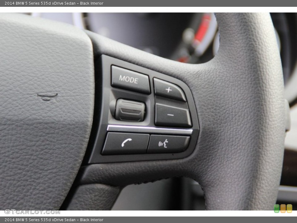 Black Interior Controls for the 2014 BMW 5 Series 535d xDrive Sedan #101330727