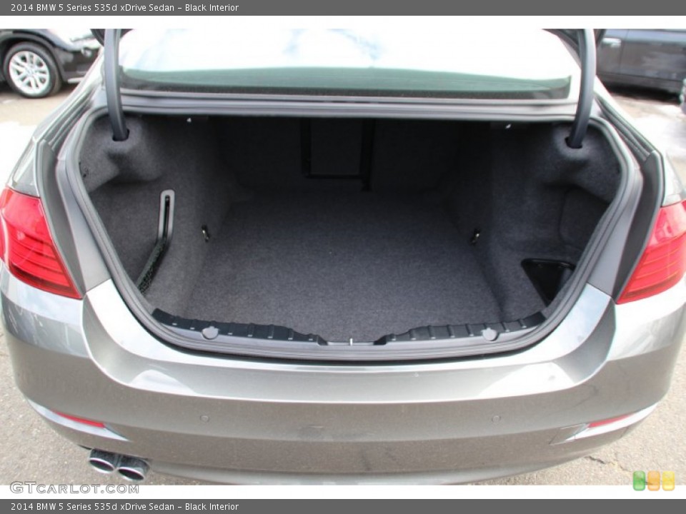 Black Interior Trunk for the 2014 BMW 5 Series 535d xDrive Sedan #101330775