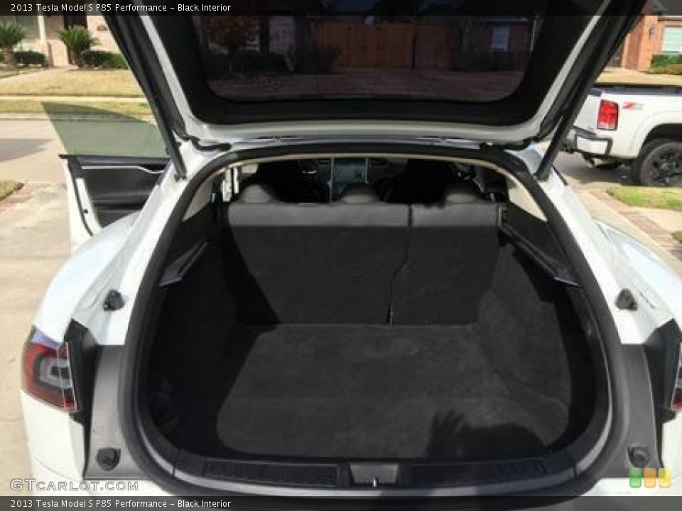 Black Interior Trunk for the 2013 Tesla Model S P85 Performance #101332491