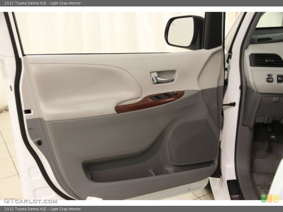 Light Gray Interior Door Panel for the 2012 Toyota Sienna XLE #101337018