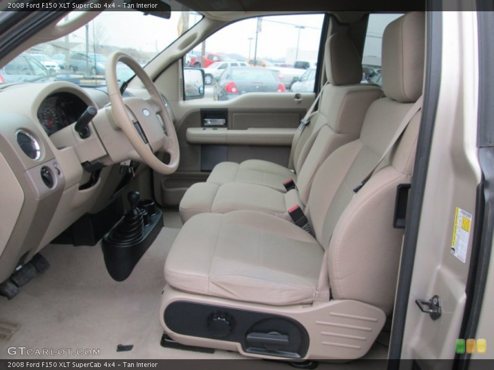 Tan Interior Front Seat for the 2008 Ford F150 XLT SuperCab 4x4 #101338098