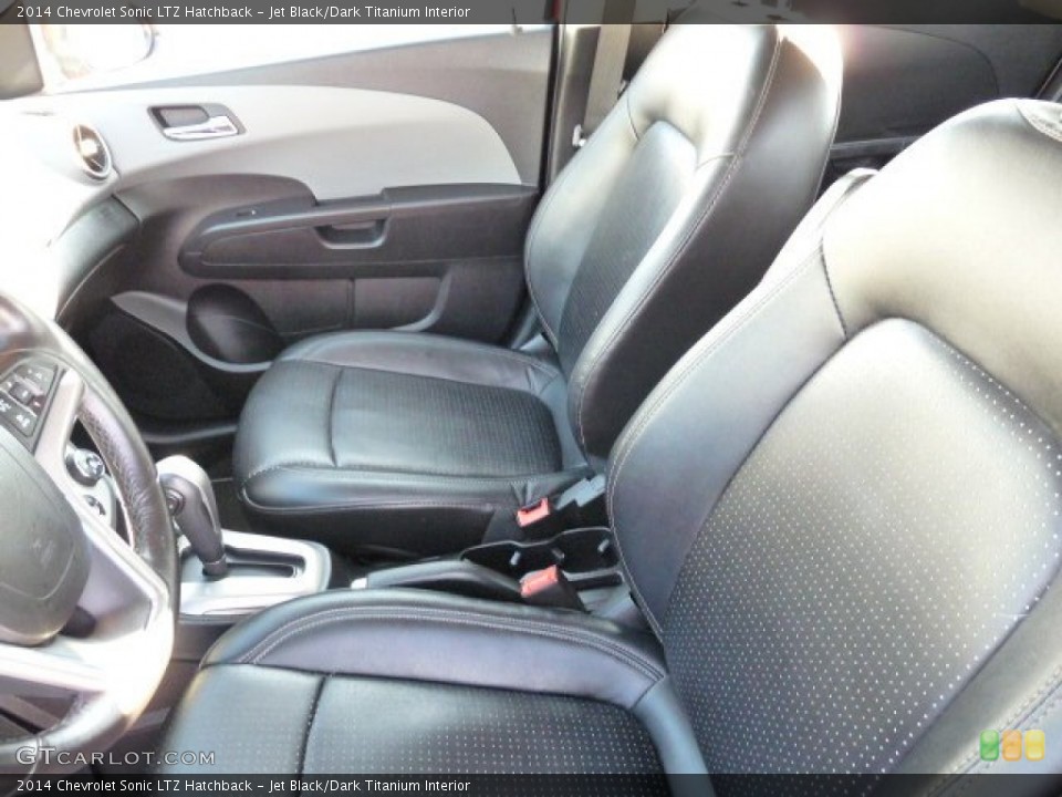 Jet Black/Dark Titanium Interior Photo for the 2014 Chevrolet Sonic LTZ Hatchback #101339277