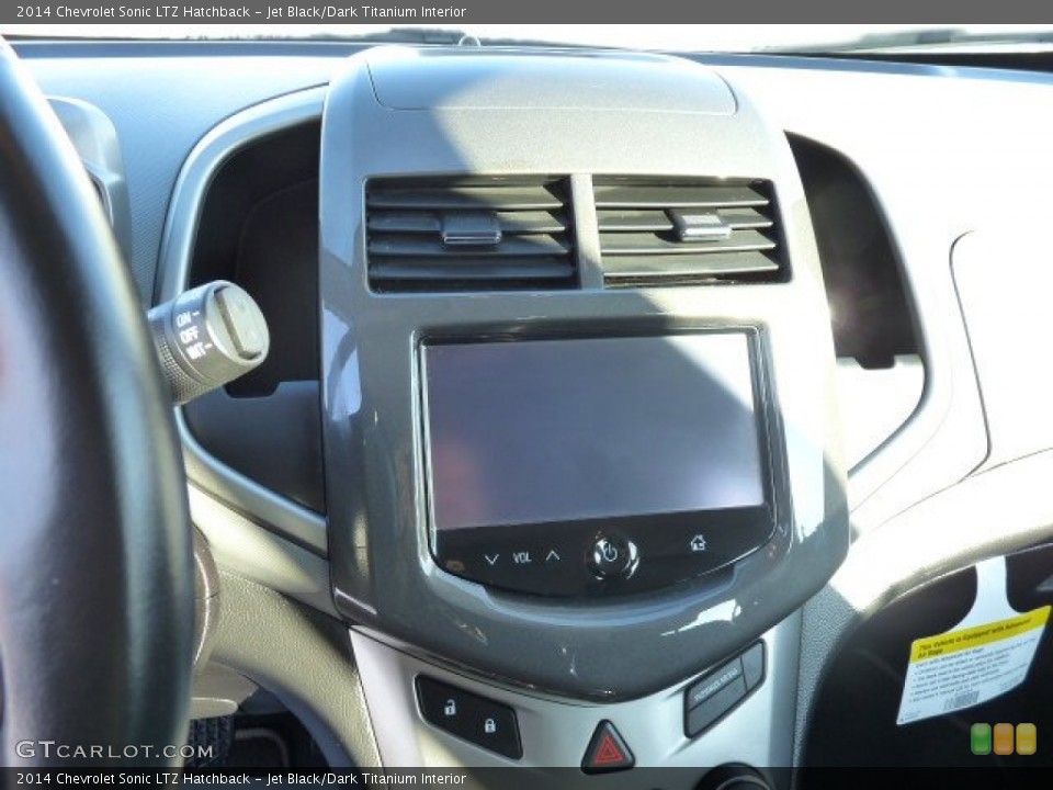 Jet Black/Dark Titanium Interior Controls for the 2014 Chevrolet Sonic LTZ Hatchback #101339316
