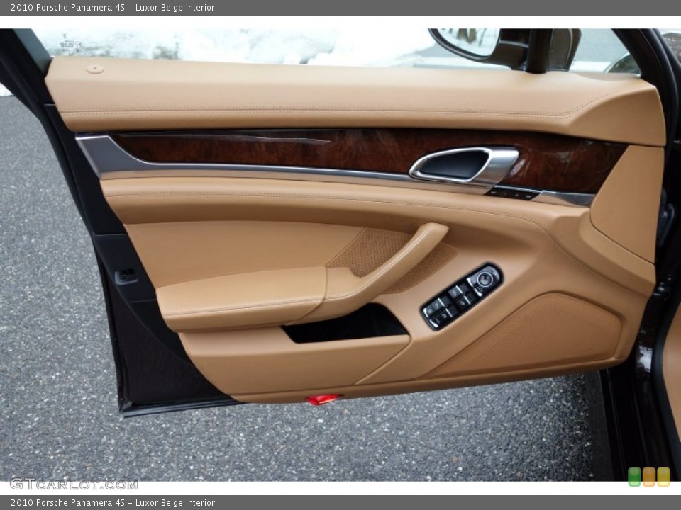 Luxor Beige Interior Door Panel for the 2010 Porsche Panamera 4S #101339337