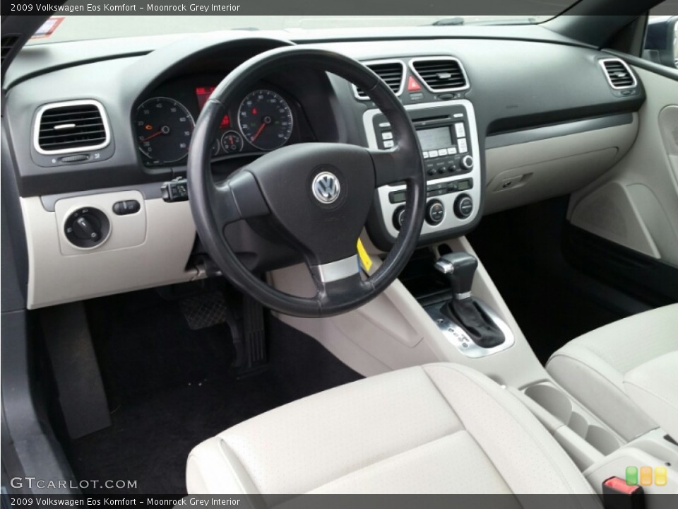 Moonrock Grey Interior Prime Interior for the 2009 Volkswagen Eos Komfort #101339910