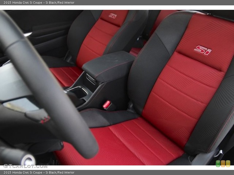 Si Black/Red Interior Front Seat for the 2015 Honda Civic Si Coupe #101349753