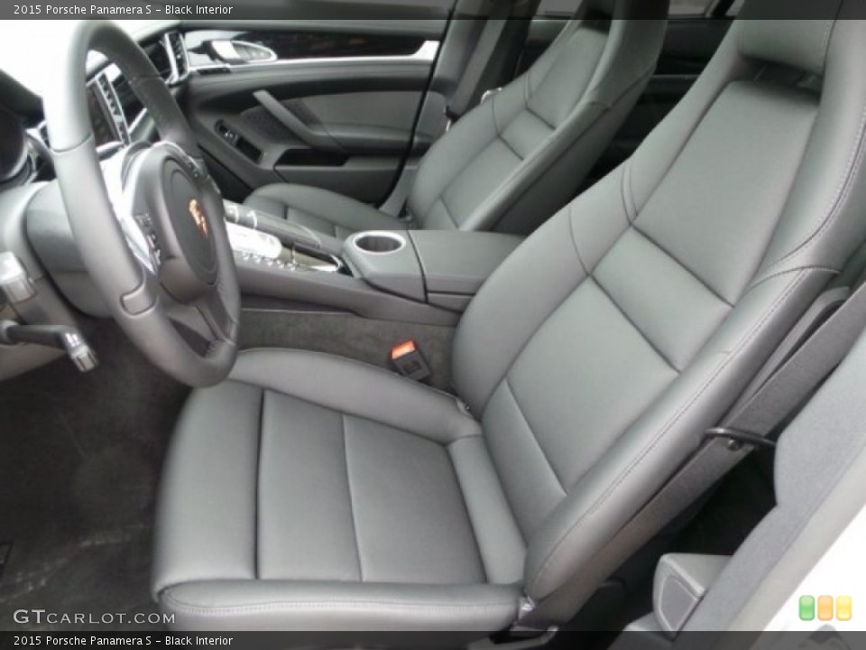 Black Interior Front Seat for the 2015 Porsche Panamera S #101351254