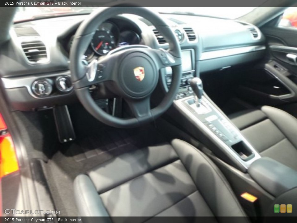Black 2015 Porsche Cayman Interiors