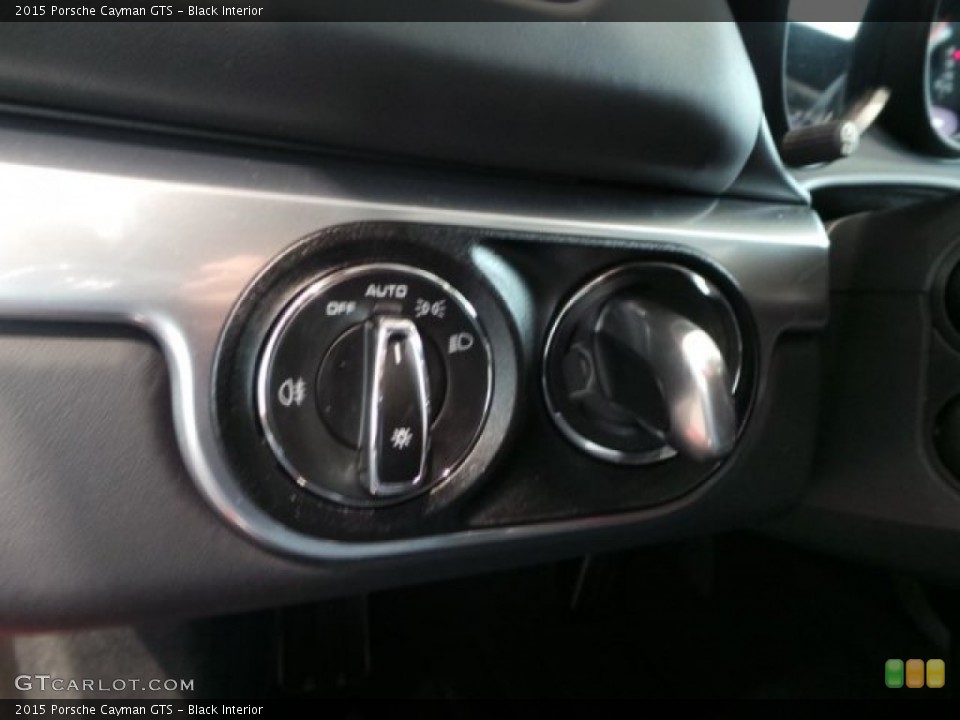 Black Interior Controls for the 2015 Porsche Cayman GTS #101351850