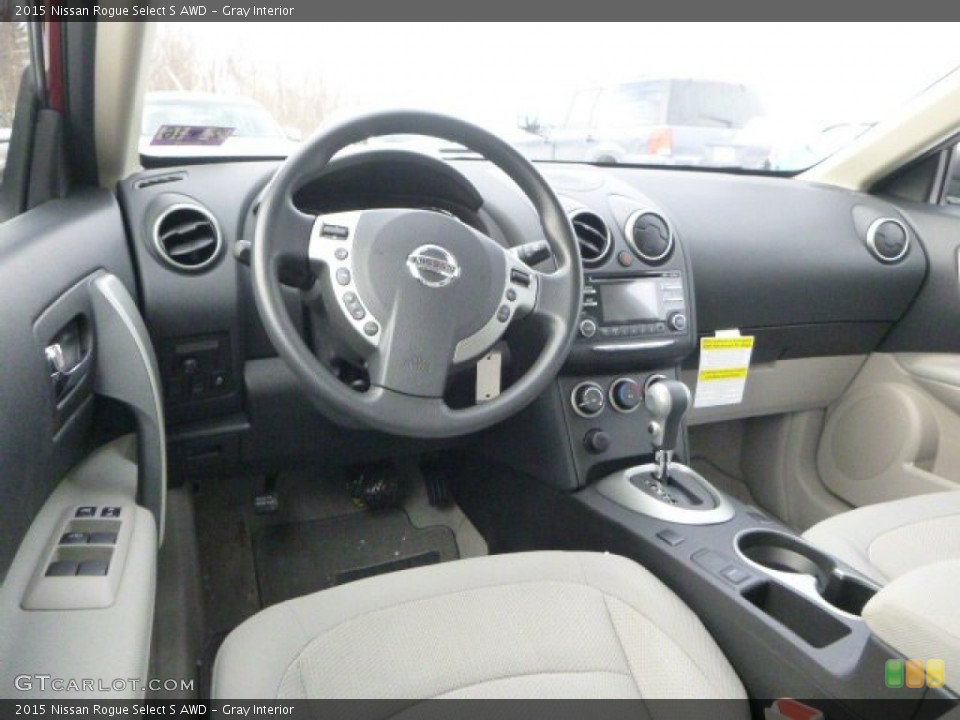 Gray Interior Front Seat for the 2015 Nissan Rogue Select S AWD #101362401