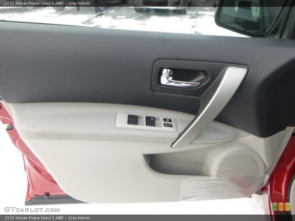 Gray Interior Door Panel for the 2015 Nissan Rogue Select S AWD #101362443