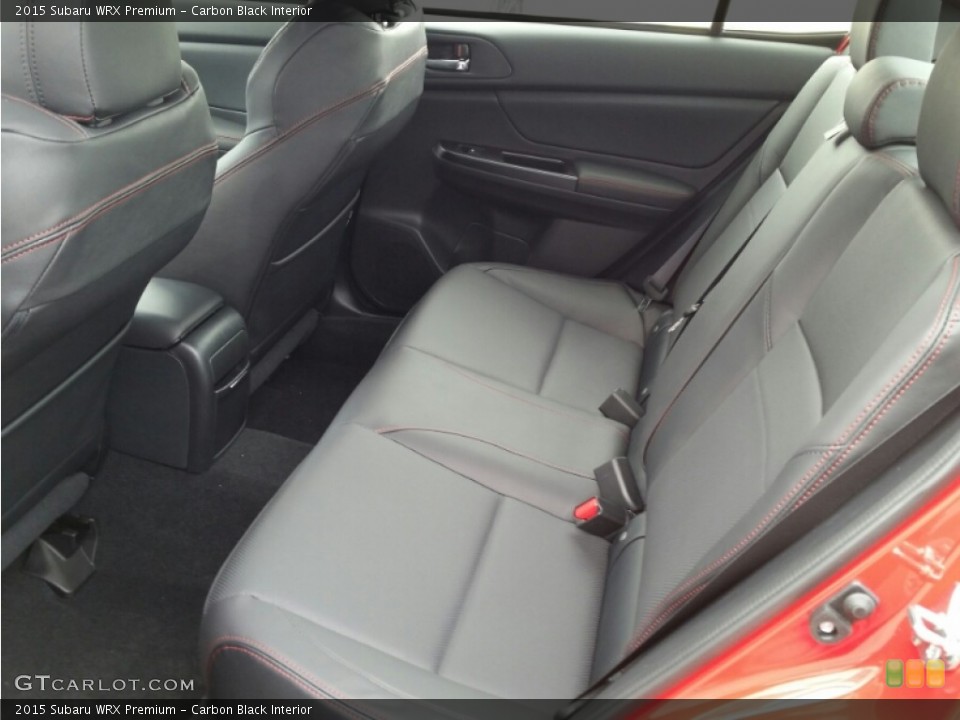 Carbon Black Interior Rear Seat for the 2015 Subaru WRX Premium #101364984