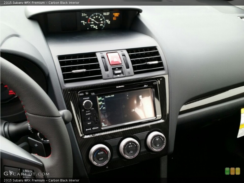 Carbon Black Interior Controls for the 2015 Subaru WRX Premium #101365110