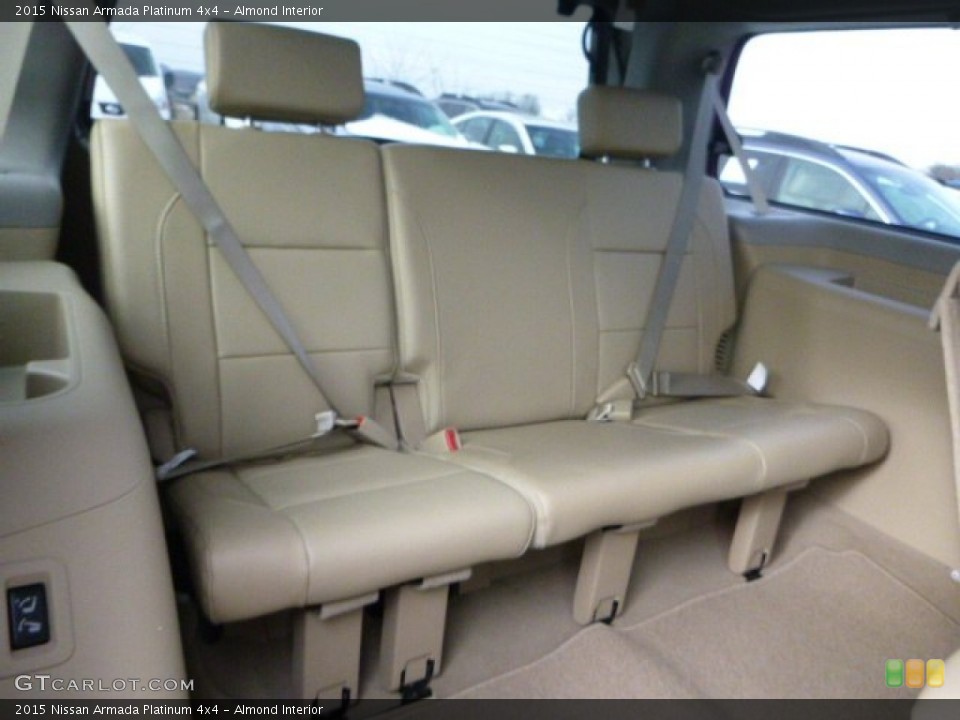 Almond Interior Rear Seat for the 2015 Nissan Armada Platinum 4x4 #101365950